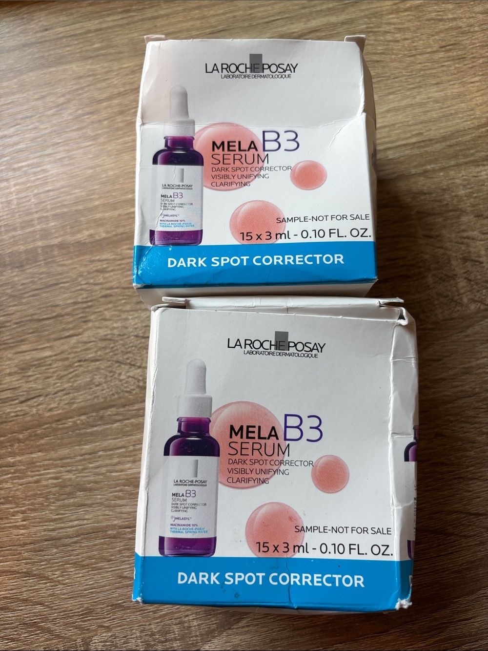 La roche posay Mela B3 Serum Dark Spot Corrector 30x3ml travel mini Set